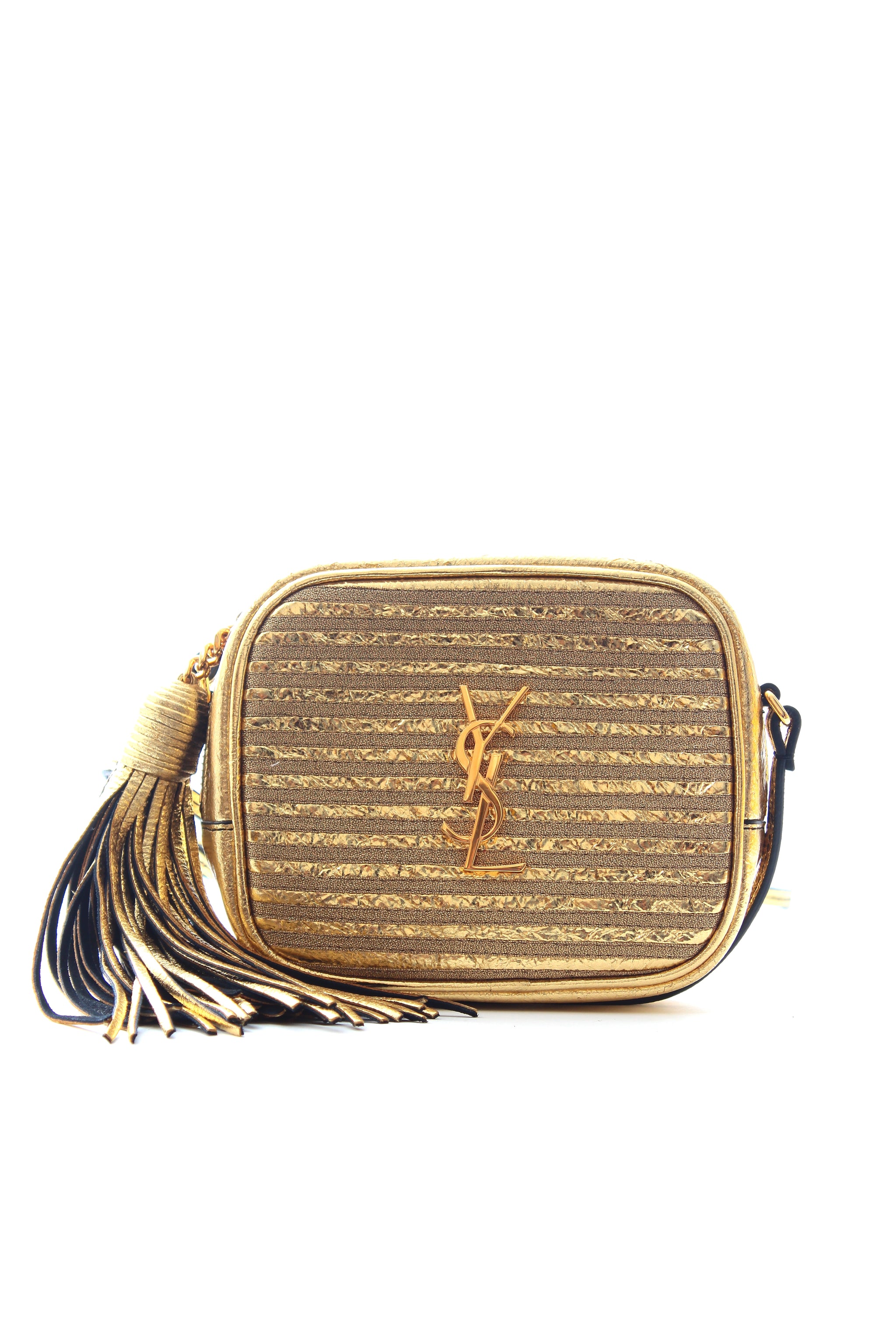 YSL Python-effect Leather Gold Handbag/Clutch (Original), Women's Fashion,  Bags & Wallets, Purses & Pouches on Carousell